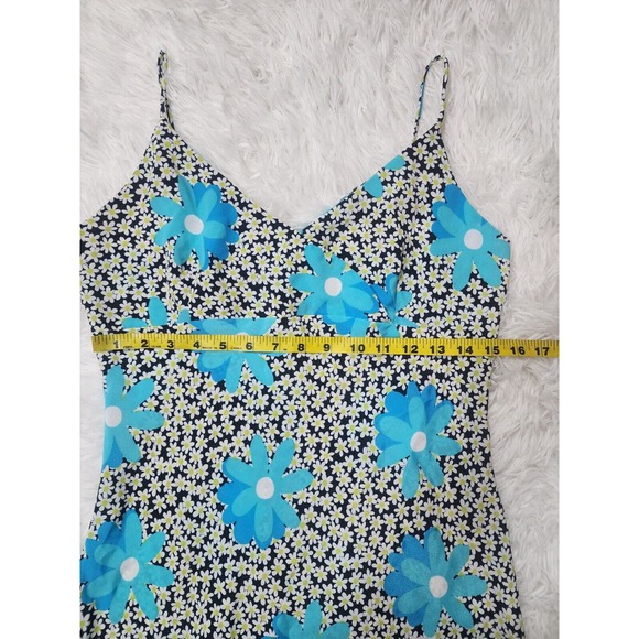 Pretty Good USA Women's Vintage V-neck Sleeveless Floral Maxi Dress Size Large - Picture 6 of 9